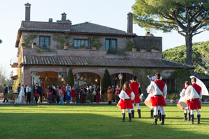 wedding in rome at villa dei quintili