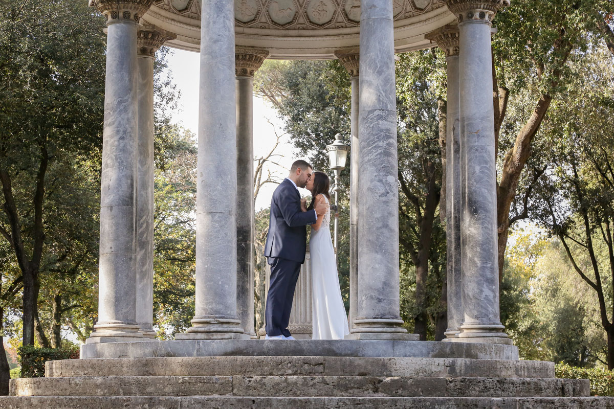 cerimonia a villa borghese e foto nel cuore di roma