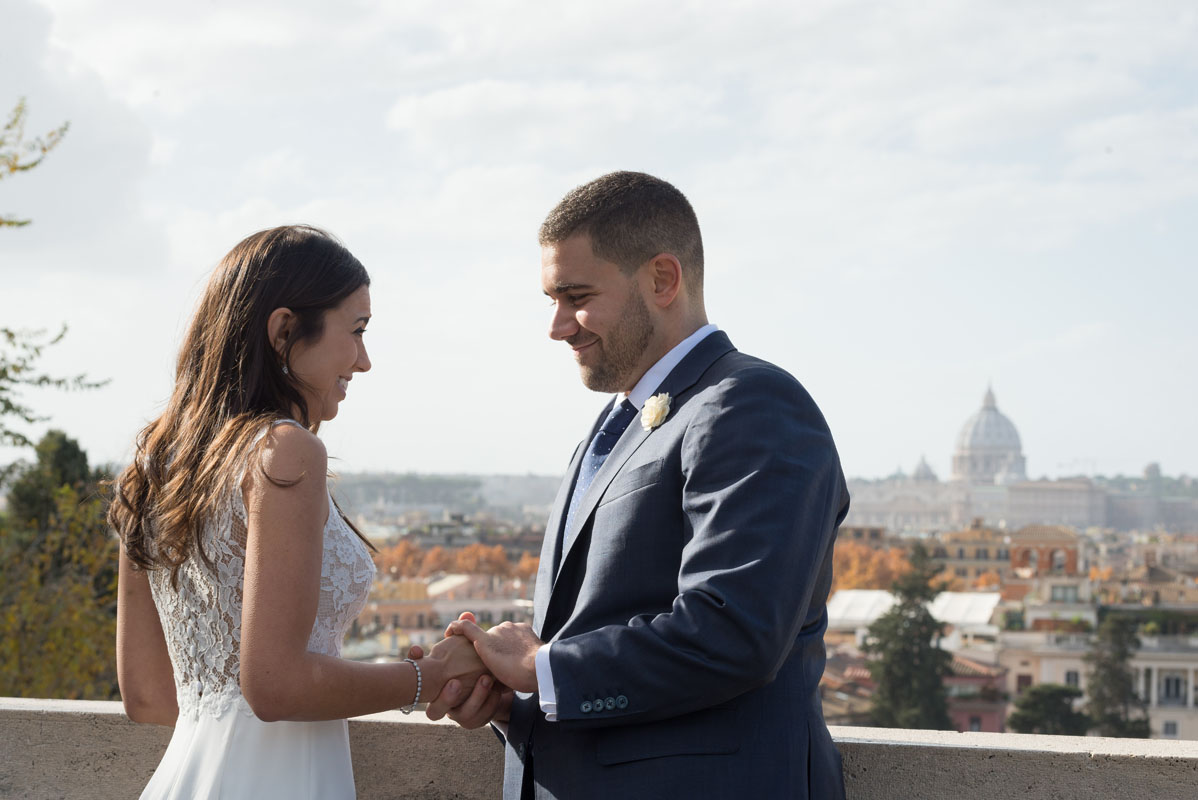 cerimonia a villa borghese e foto nel cuore di roma