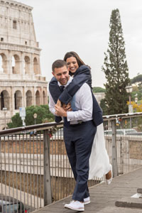 cerimonia a villa borghese e foto nel cuore di roma