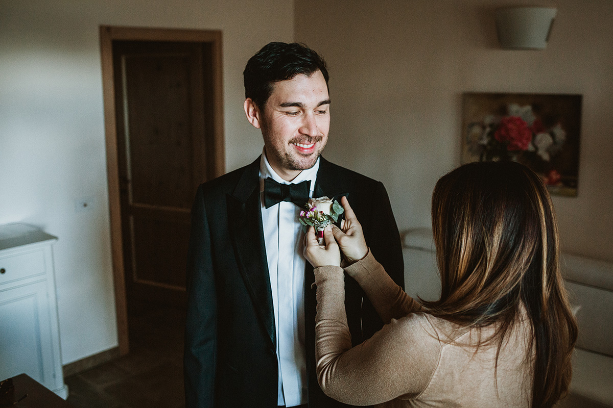 Elopement at Abbey of San Galgano Italy
