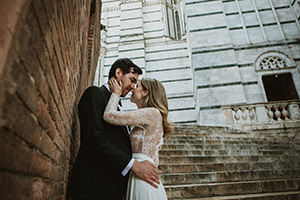 Elopement at Abbey of San Galgano Italy