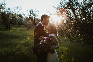 Elopement at Abbey of San Galgano Italy