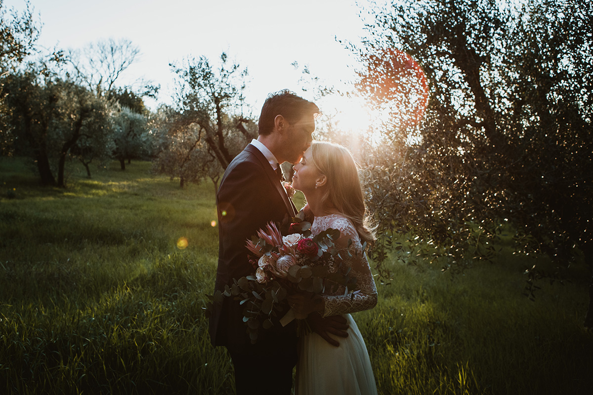 Elopement at Abbey of San Galgano Italy