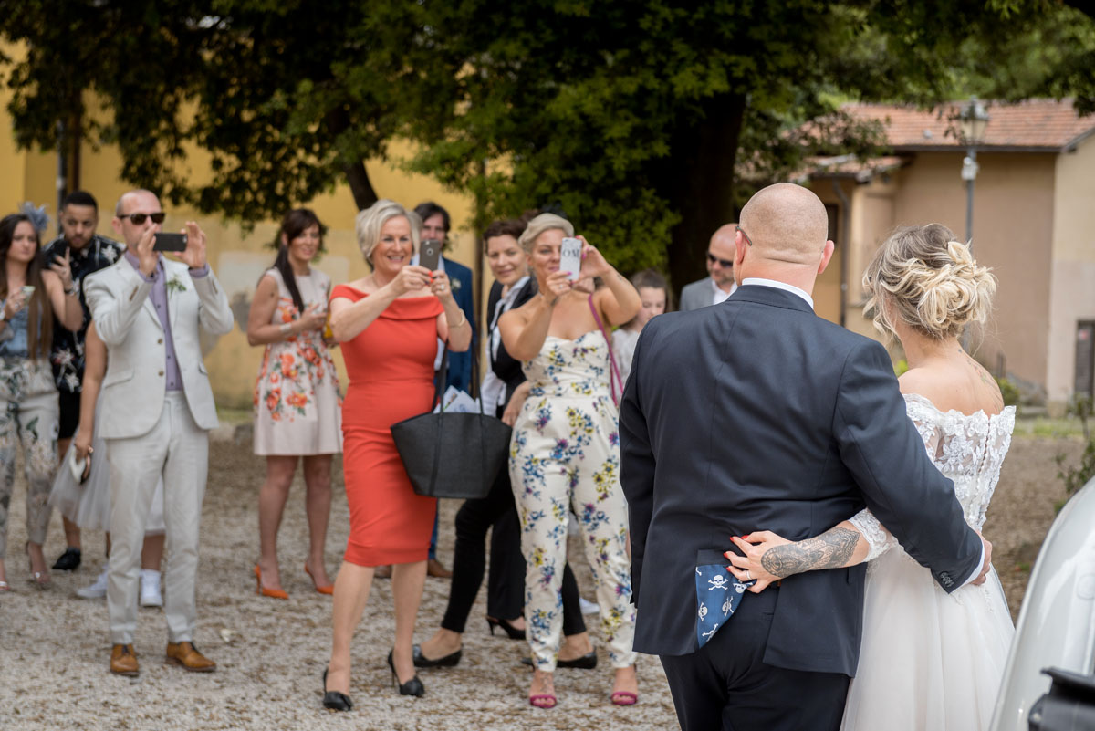 civil ceremony at villa lais reception at antica pesa