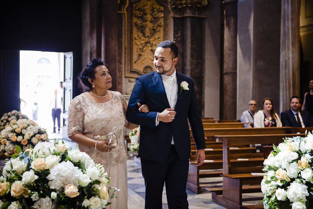 matrimonio al cavalieri hilton a roma, italia