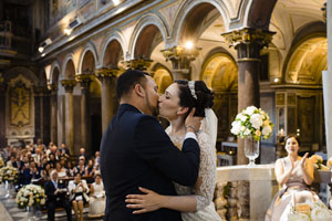 matrimonio al cavalieri hilton a roma, italia