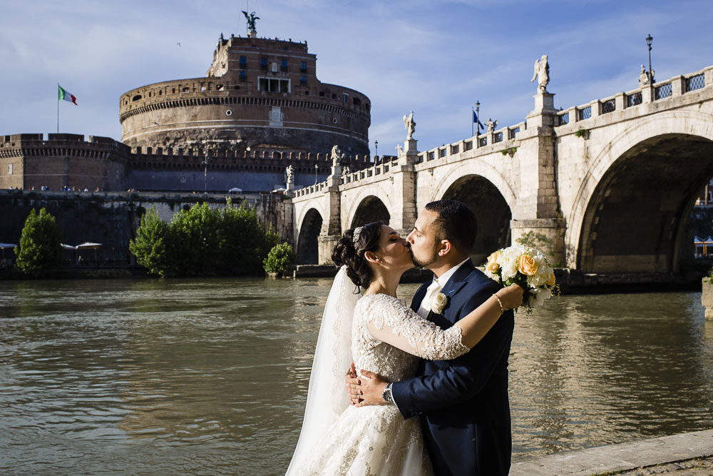 matrimonio al cavalieri hilton a roma, italia