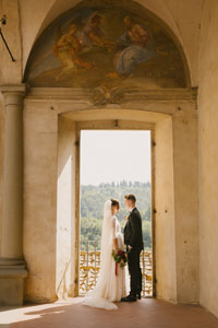 wedding at villa cora luxury hotel in florence